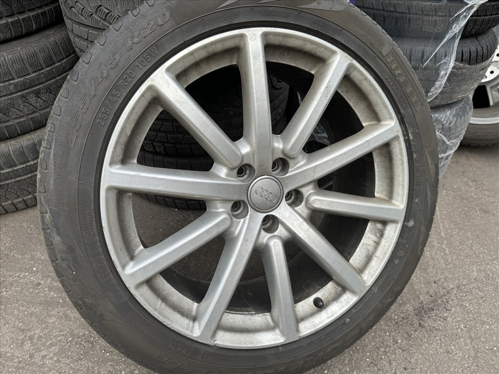 Audi gyári S-Line 8,5X20-as 5X112-es ET33-as könnyűfém felni garnitura eladó 2. kép