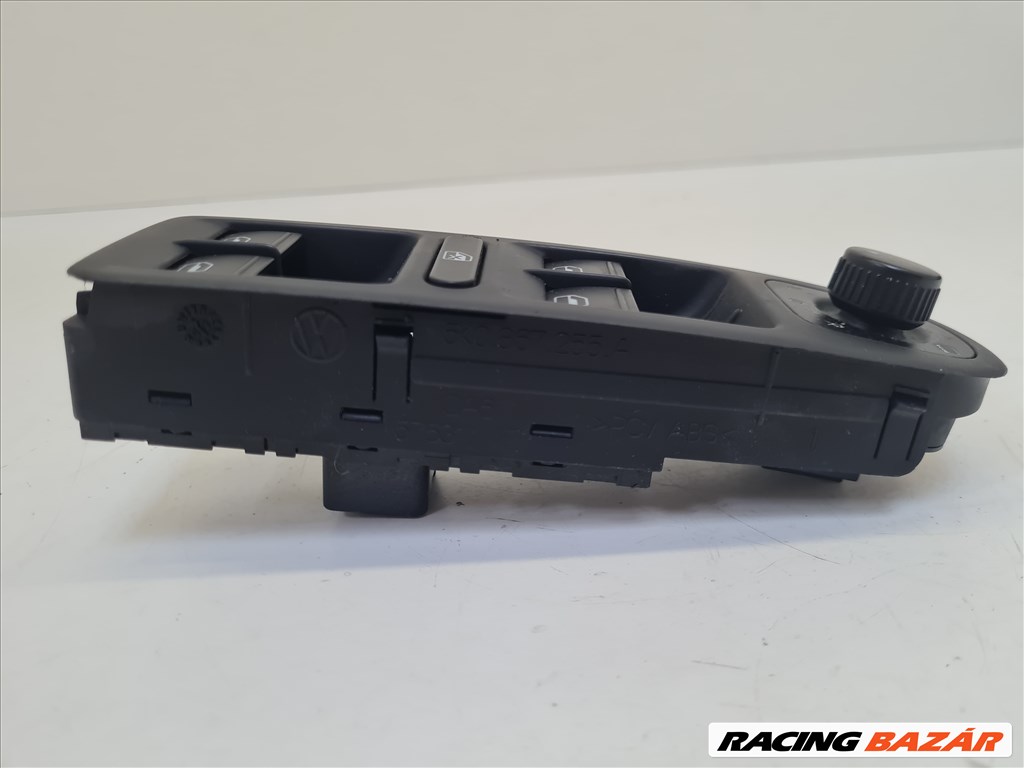 Volkswagen Golf VI bal első ablakemelő kapcsoló tükör kapcsolóval (21256, 21257) 5k0867255a 1k4959857b 4. kép