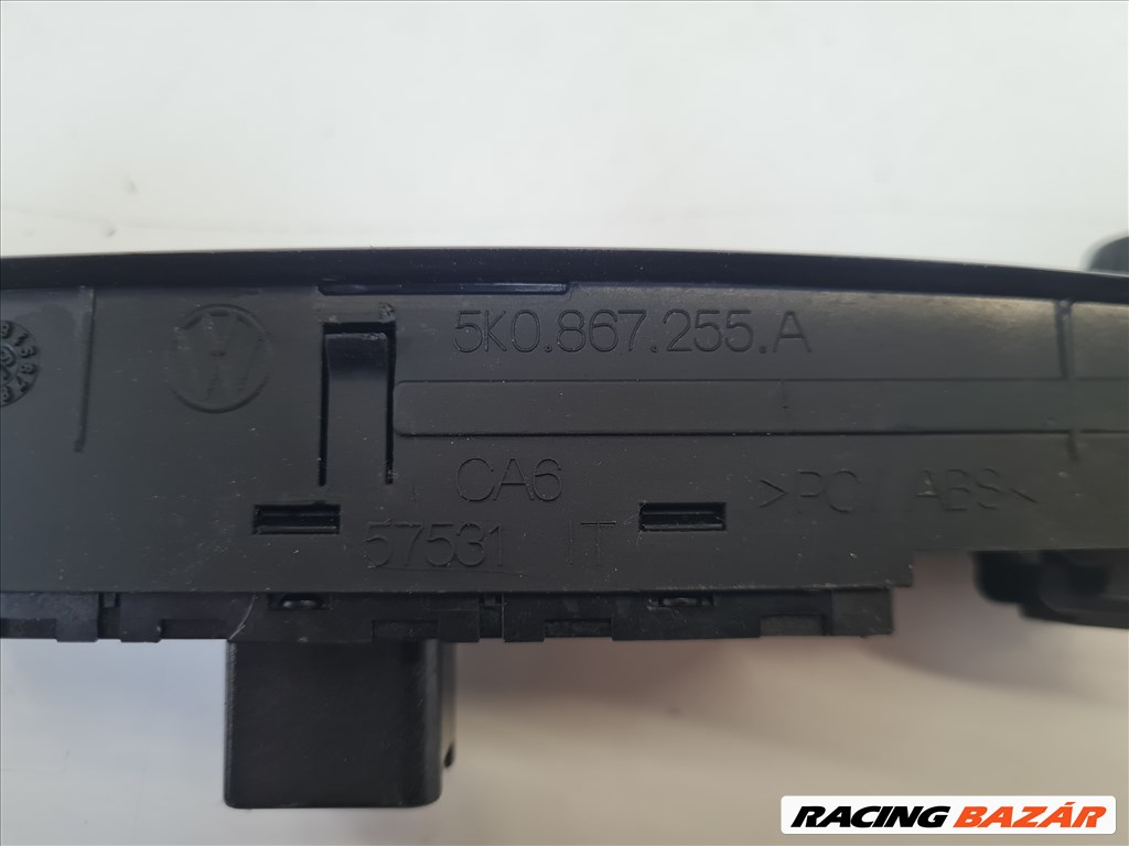 Volkswagen Golf VI bal első ablakemelő kapcsoló tükör kapcsolóval (21256, 21257) 5k0867255a 1k4959857b 9. kép