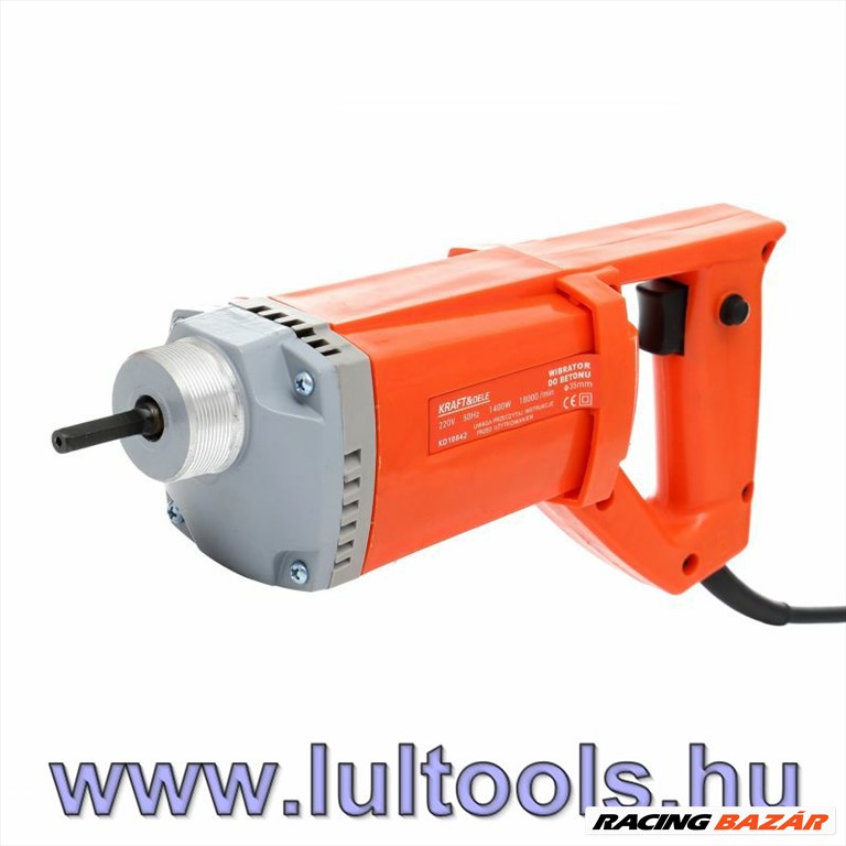 Elektromos betontömörítő (tűvibrátor) 1400W Kraftdele 1. kép