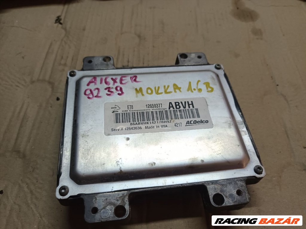 Opel Mokka 1.6 Motorvezérlő 12659377abvha16x 3. kép