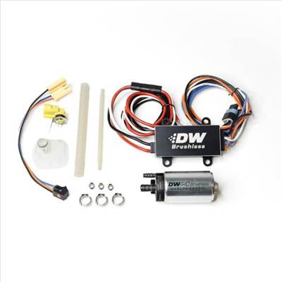 DeatschWerks DW440 440lph üzemanyagszivattyú + PWM vezérlő Mustang/F-150 11-14