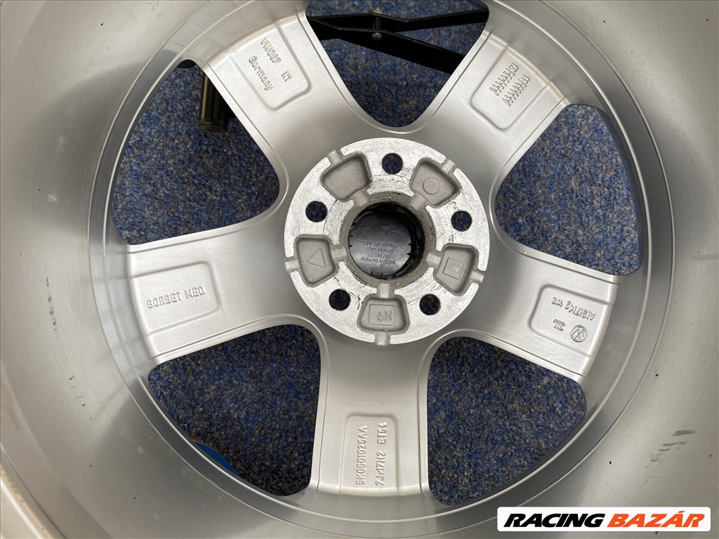 (3274)  Volkswagen Golf 17 felni gyári alufelni, 5x112, Touran 2. kép