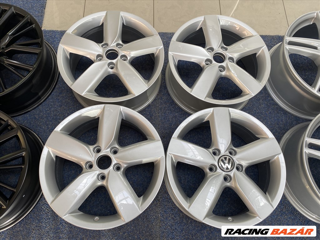 (3274)  Volkswagen Golf 17 felni gyári alufelni, 5x112, Touran 3. kép