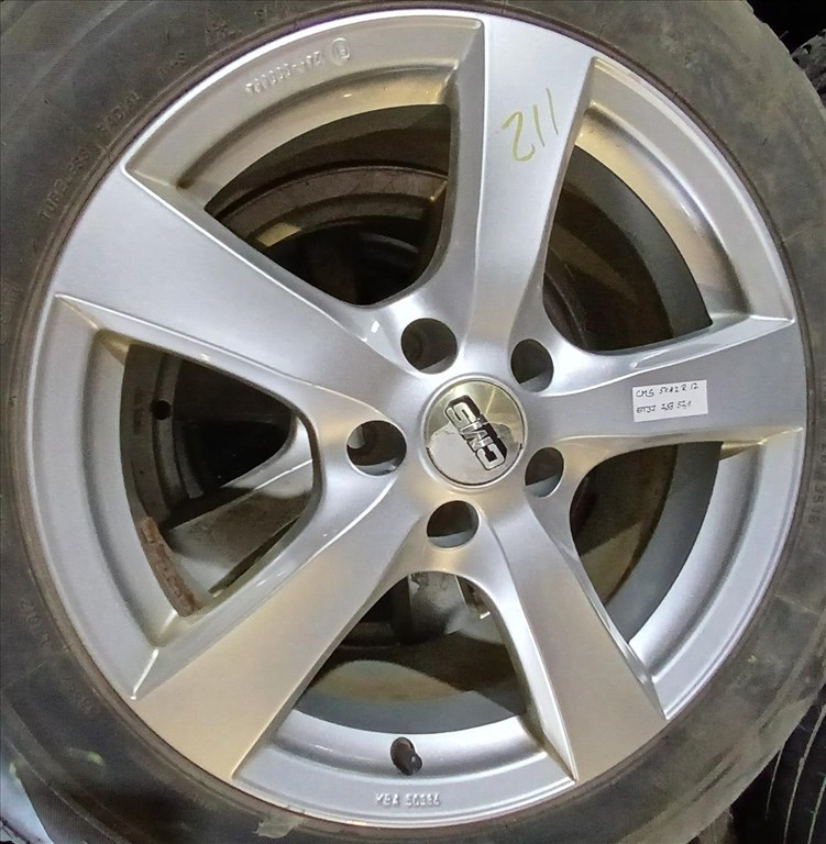  5x112 lyukosztású 7,5JJ 17" újszerű CMS alufelni 1. kép