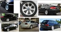 BMW style 175 18" újszerű Gyári alufelni, rajta 245/50 használt Dunlop téli gumi