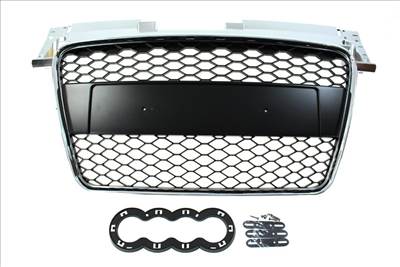 MTUNING hűtőrács Audi TT 8J RS-stílus króm-fekete 2006-2014