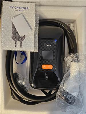 Eladó új Wallbox Type 2 fali töltő EVSE 11KW 3x16A 5 méteres töltőkábel Wi-Fi APP kontrol 