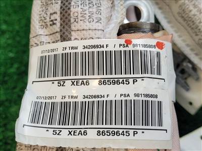 CITROËN C3 III Bal első Függöny Légzsák 981185808