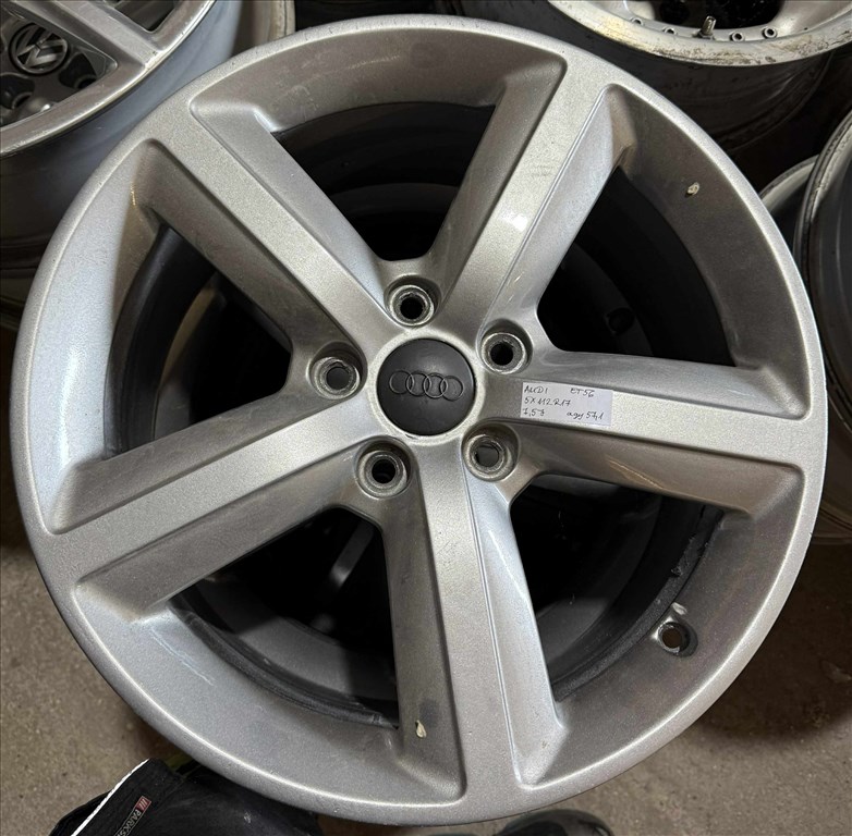 Akciós ár! Audi 5x112 lyukosztású 7,5JJ 17" újszerű (gyári felni) alufelni 1. kép