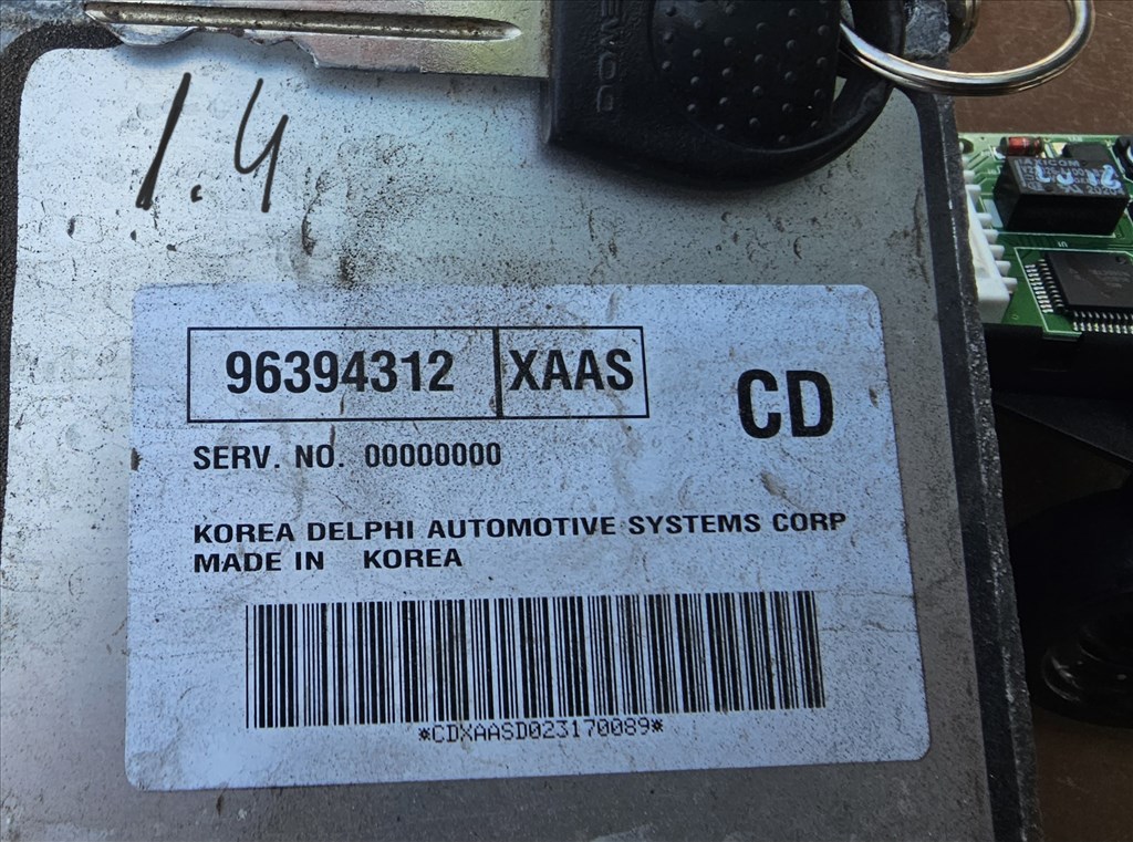 Daewoo Kalos, Chevrolet Kalos Motorvezérlő komputer elektronika  2. kép