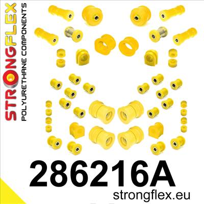  ELSŐ ÉS HÁTSÓ FELFÜGGESZTÉS STRONGFLEX SZILENT KÉSZLET R32 SPORT Nissan Skyline R32