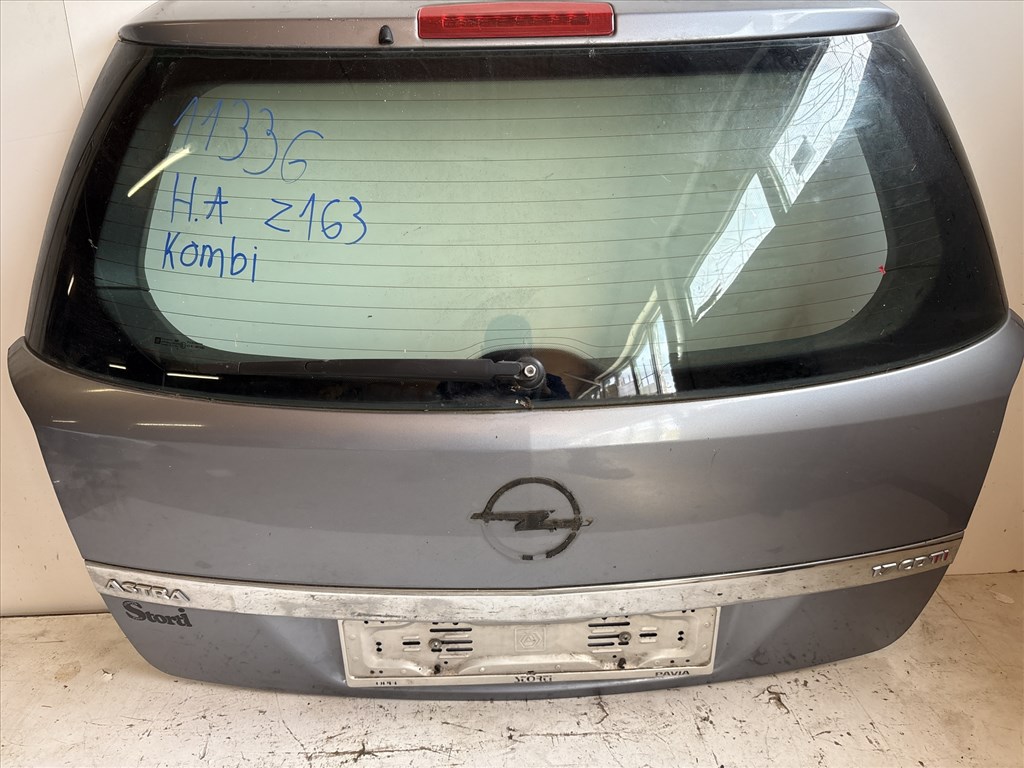 11336 Opel Astra H 2004-2010 2004-2010 Csomagtérajtó   Z163 Szürke 1. kép