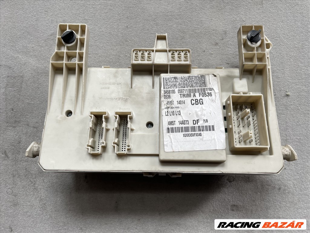 Ford Focus Mk2-2.5 C-Max Biztosítéktábla utastér BCM BSI BSM SAM GEM  4m5t14a073df 3. kép