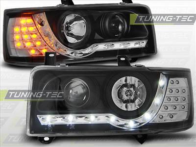 VW T4 90-03.03 TRANSPORTER DAYLIGHT BLACK LED INDICATION Tuning-Tec Fényszóró