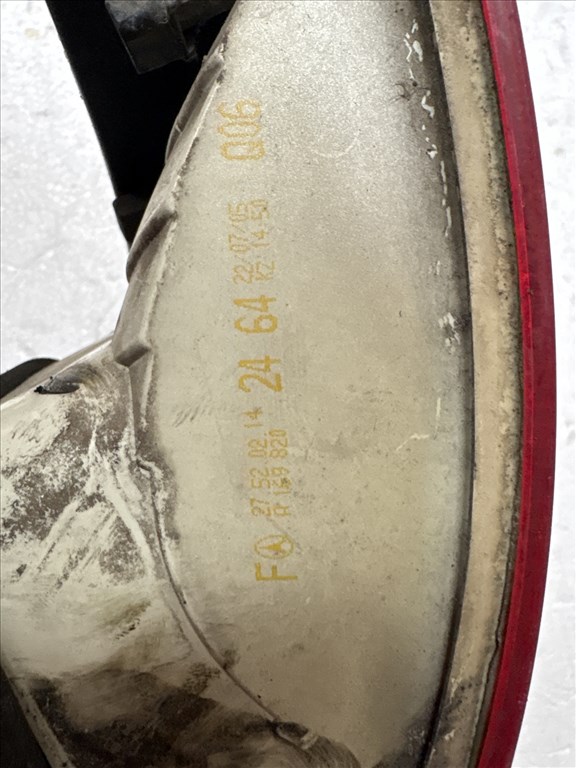 6969 Mercedes Benz B-Class 2005-2011 Jobb hátsó Lámpa A1698202464 4. kép