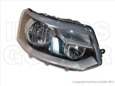 VW T5 2009-2014 Caravelle/Multivan - Fényszóró H7/H15 jobb, fek.h. (motorral) DEPO