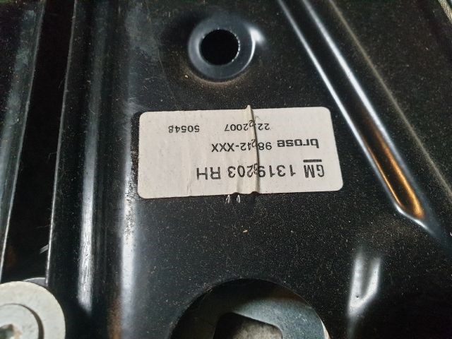 Opel Astra H TwinTop Jobb hátsó ablakemelő  13193203 3. kép