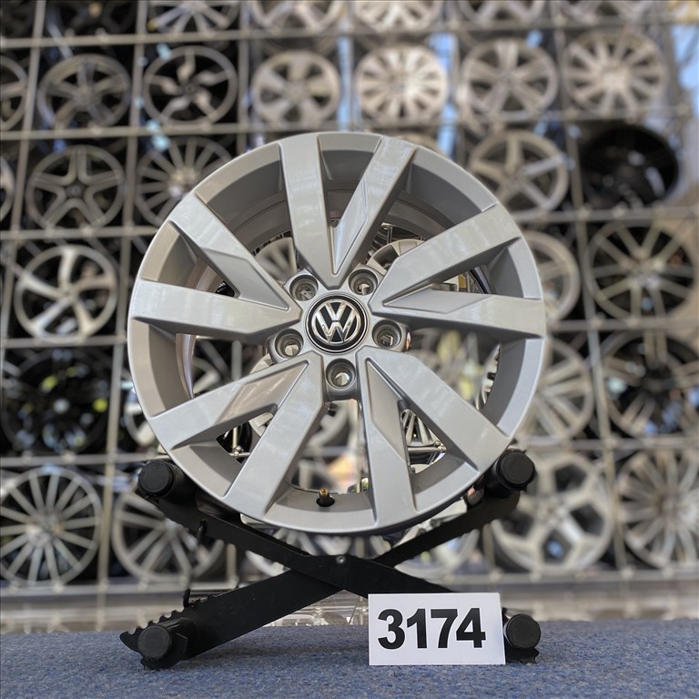 (3174)  Volkswagen 16 gyári alufelni felni, 5x112, Passat Golf 1. kép