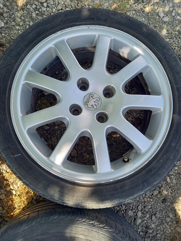  Peugeot 206/ Partner 4x108-as 6.5x16" (gyári felni) alufelni 205/45R16 Hankook nyári gumi sxx3 3. kép