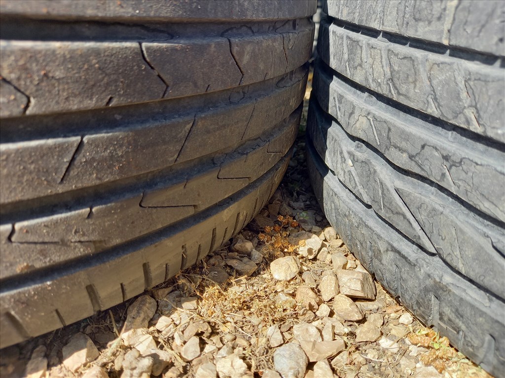  Peugeot 206/ Partner 4x108-as 6.5x16" (gyári felni) alufelni 205/45R16 Hankook nyári gumi sxx3 4. kép