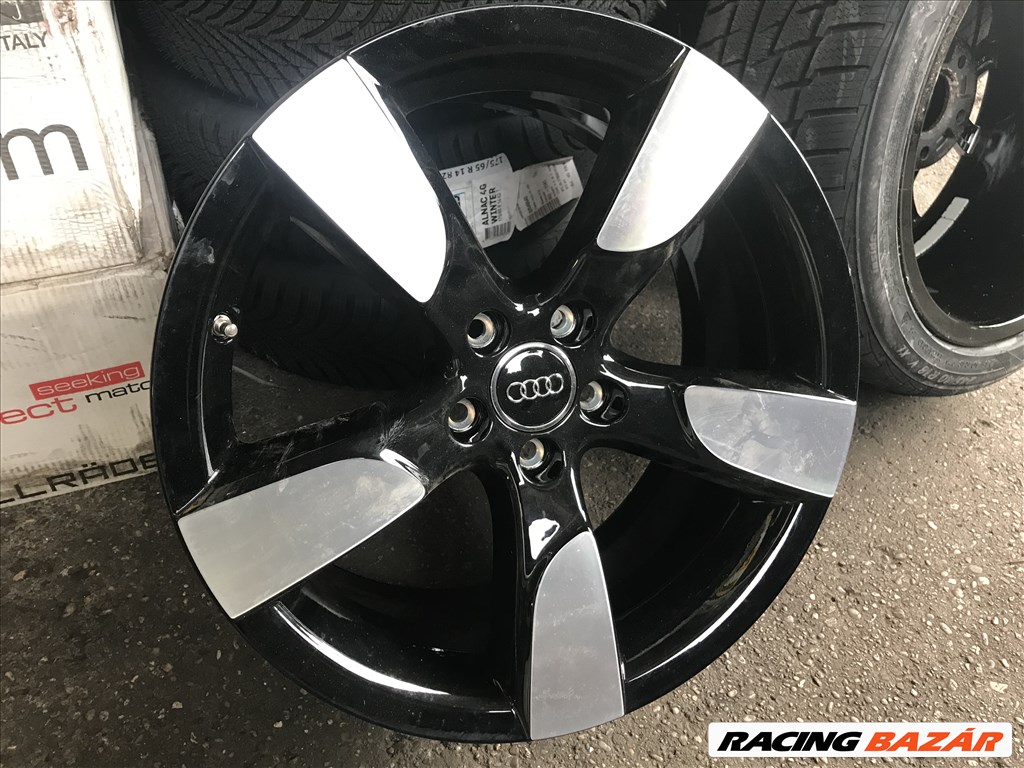Audi A4 8K gyári Bi-Color "ROTOR" 8,5X19-es 5X112-es ET43-as könnyűfém felni garnítúra eladó 2. kép