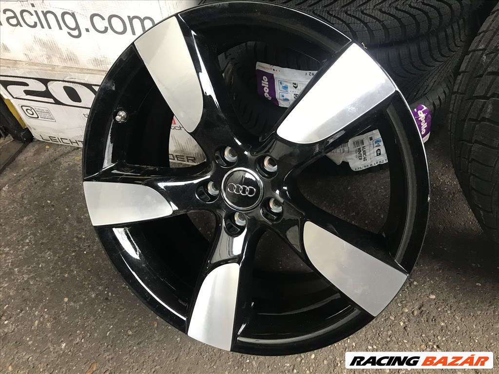Audi A4 8K gyári Bi-Color "ROTOR" 8,5X19-es 5X112-es ET43-as könnyűfém felni garnítúra eladó 3. kép