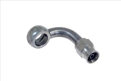TURBOWORKS S.S HOSE END 10.2 Banjo AN3 3/8 32UNEF 90° acél csatlakozó