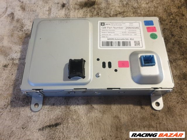 Opel Zafira C, Opel Astra J, Opel Meriva B, Opel Mokka, Opel Insignia A Kijelző ABF6 20935346 2. kép