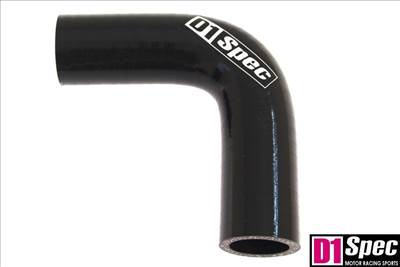 Szilikon könyök D1Spec Fekete 90 fok 28mm
