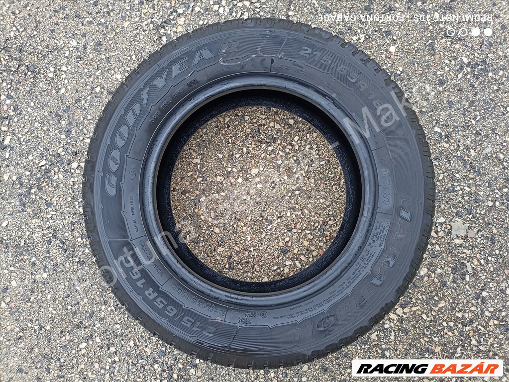 215/65 R16"C Goodyear újszerű nyári kisteher garnitúra 3. kép