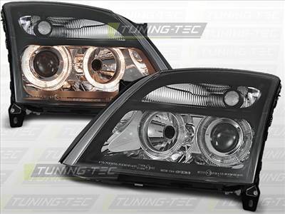 OPEL VECTRA C 04.02-08.05 ANGEL EYES BLACK Tuning-Tec Fényszóró