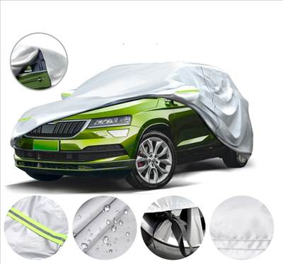 Autótakaró ponyva 3 rétegű, fényvisszaverő csíkkal SUV S-es (430 × 150 × 160) Autolife 68269