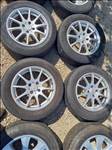 Citroen/Peugeot 4x108-as 7x16" használt Dezent alufelni, 205/60 újszerű Hankook nyári gumi sxx1