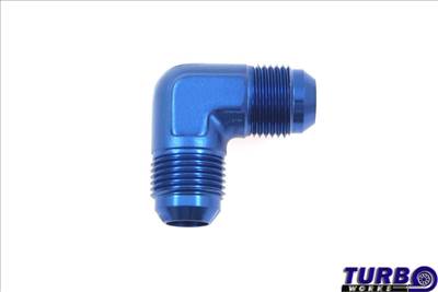 TURBOWORKS 90°-os AN10 alumínium csatlakozó