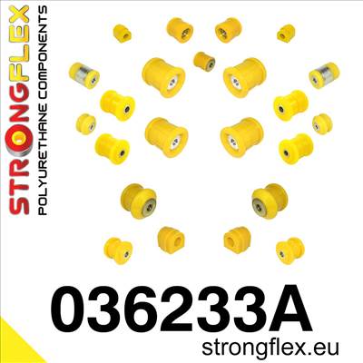 Strongflex Teljes felfüggesztés szilent készlet SPORT BMW E39 Sedan