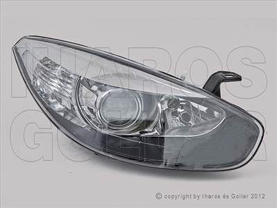 Renault Fluence 2013- - Fényszóró 2H7 jobb, fekete házas Ayfair