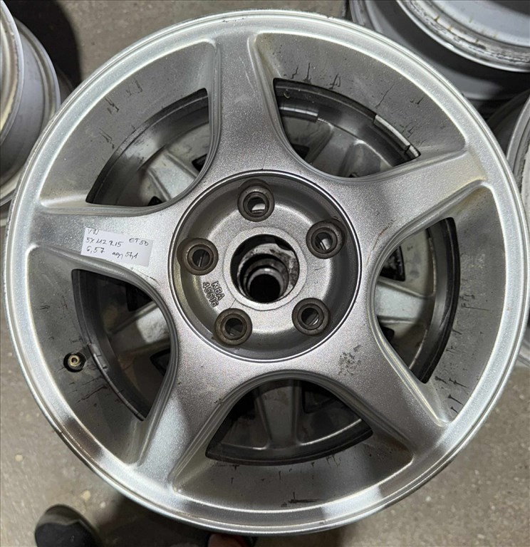  Volkswagen5x112 lyukosztású 6,5JJ 15" használt (gyári felni) alufelni 1. kép