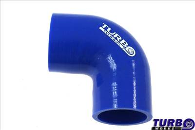 Szilikon szűkítő könyök TurboWorks Kék 90 fok 63-70mm