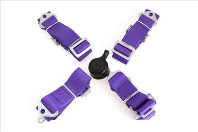 Sport Biztonsági öv gyorscsatis 4p 3-inch lila