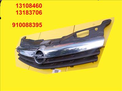 Opel Astra H króm rács az első lökhárító fölé 13183706 13108460 13183706gtc 13108460gtc