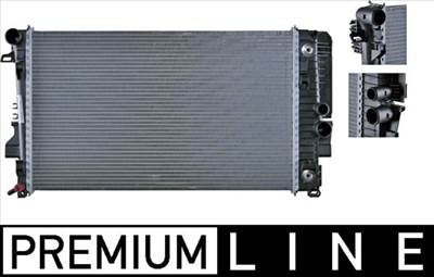 hűtő, motorhűtés MAHLE CR 1173 000P for MERCEDES-BENZ