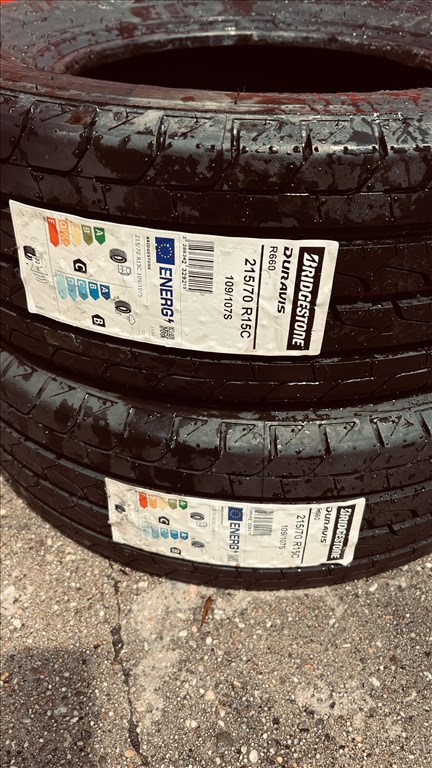  215/7015" új Bridgestone teherautó gumi  6. kép