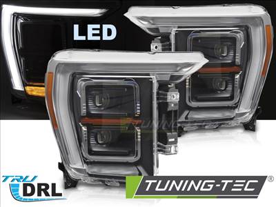 FORD F150 MK14 20-23 DRL Fekete LED Fényszóró