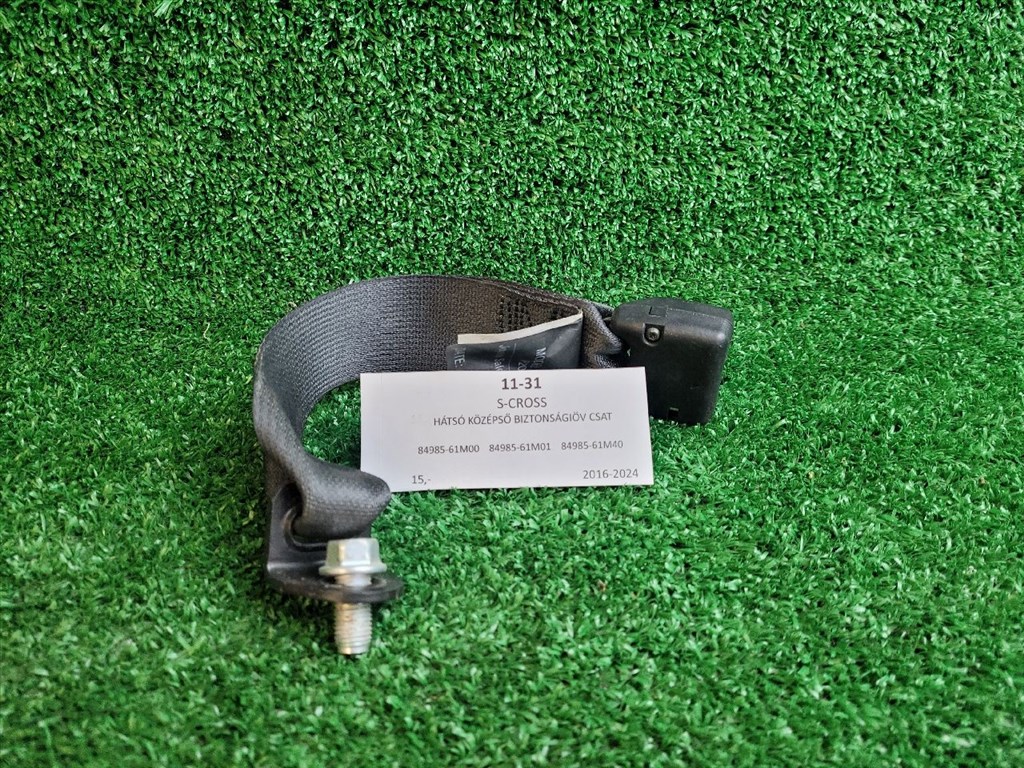 SUZUKI SX4 S-Cross II Hátsó középső Biztonsági Öv Csat 8498561M00 8498561m01 2. kép