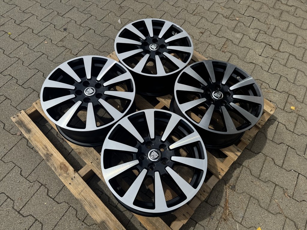 R17 5x108 Original Jaguar XE X760 BICOLOR CUSTOM 7J ET48.5  gyári alufelnik 4. kép