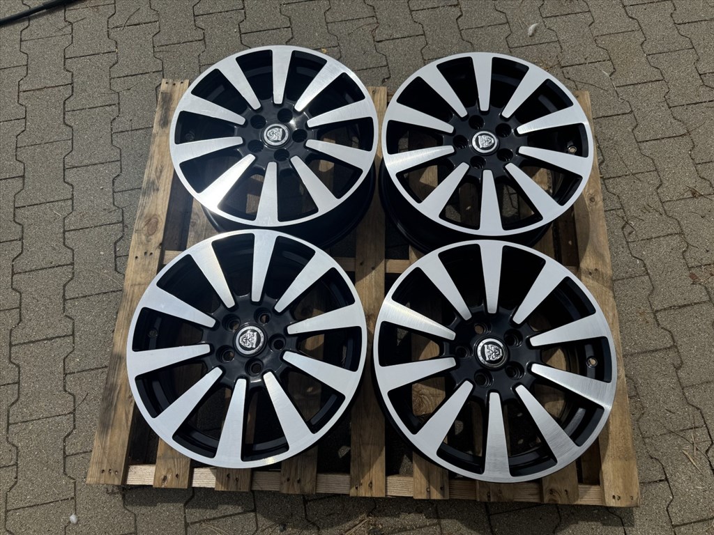 R17 5x108 Original Jaguar XE X760 BICOLOR CUSTOM 7J ET48.5  gyári alufelnik 5. kép