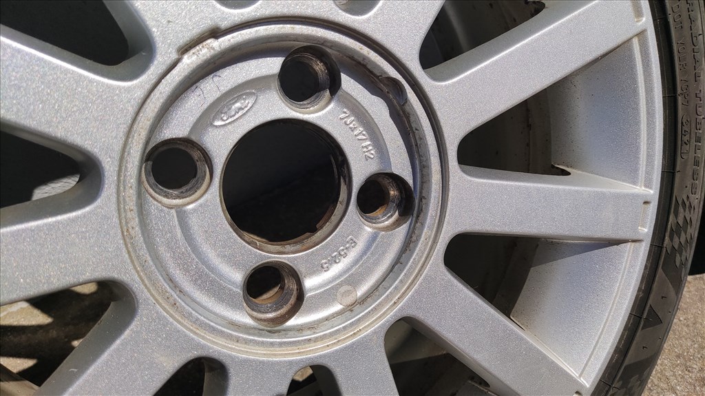 Ford Fiesta ST gyári felni, 4x108, 7x17, 63.4, et52.5 + Kumho 205/45 nyári 5. kép