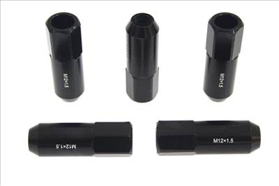 MTUNING JBR 60mm M12 x1,5 fekete kerékanya szett
