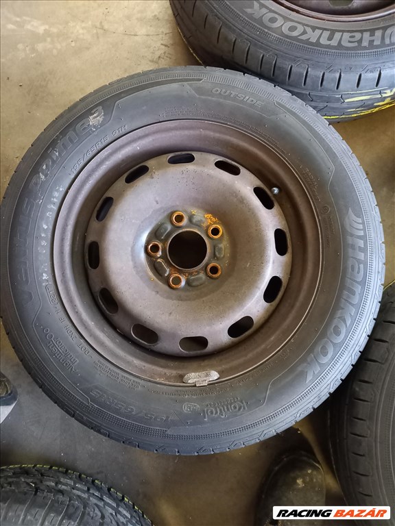  Nissan Almera 6x15 4x114.3 lemezfelni szett 185/65R15 téli continental gumikkal sxx1 2. kép